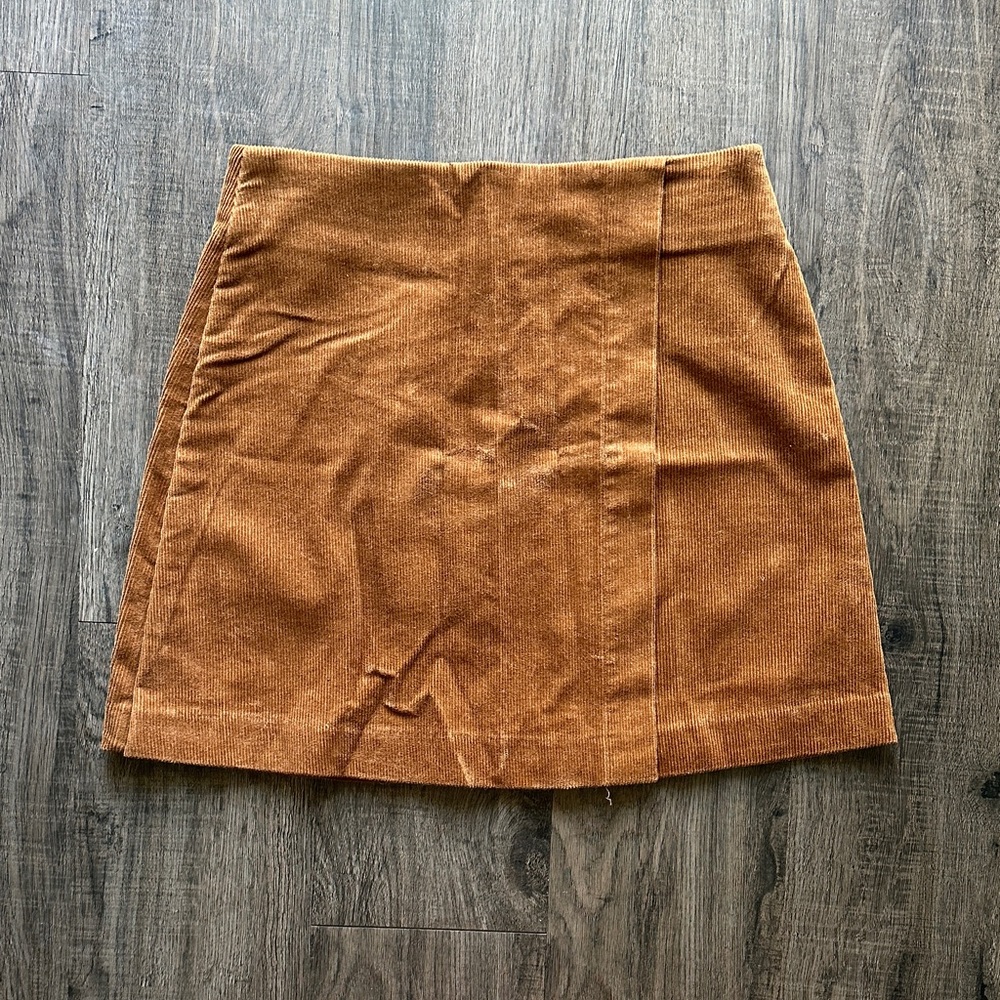 Corduroy Brown Skirt